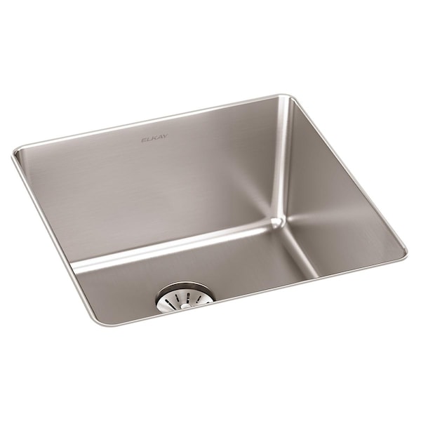 Lustertone Iconix 16Ga Ss 18.5X18.5X9 Single Undermt Sink W Perfect Drain